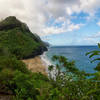 Kalalau Trail along the Nāpali coast