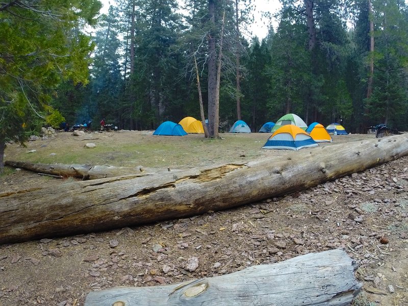 Another view of Cooper Canyon Trail camp.
