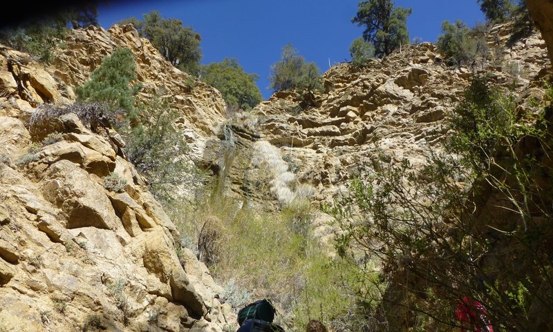 The namesake of Camp Three Falls. Depends on the time of year and the annual rainfall for how much water you'll find here.