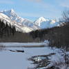 Glacier National Park in winter