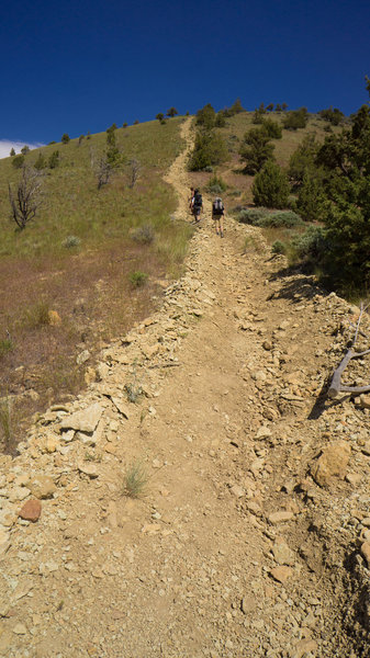 Making the way up Burma Road.