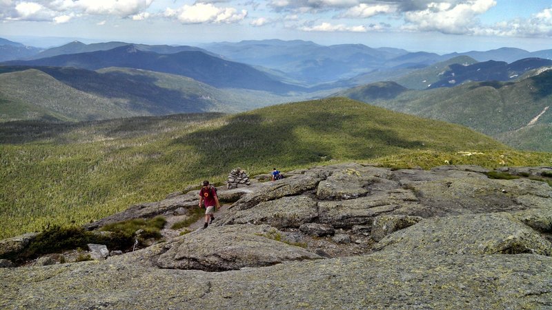 Approaching the summit of Mt. Marcy.