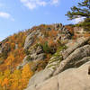 Old Rag rocks in Autumn.