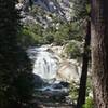 Looking up at Mist Falls