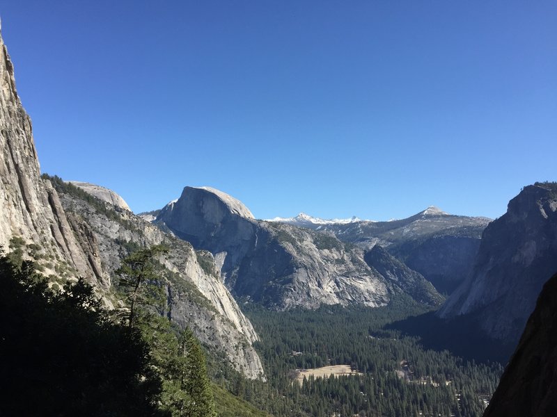 Half Dome from Upper Yosemite Falls Trail