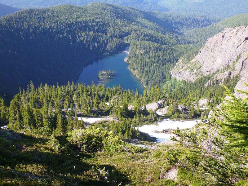 Lake Angeles in the basin - by Rick McCharles