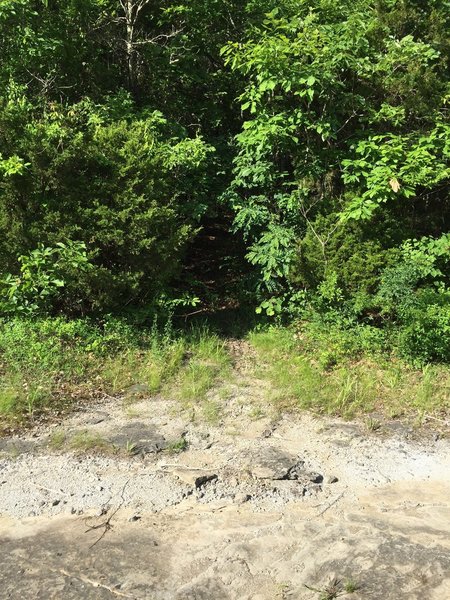 Entrance to the Flat Rock Connector