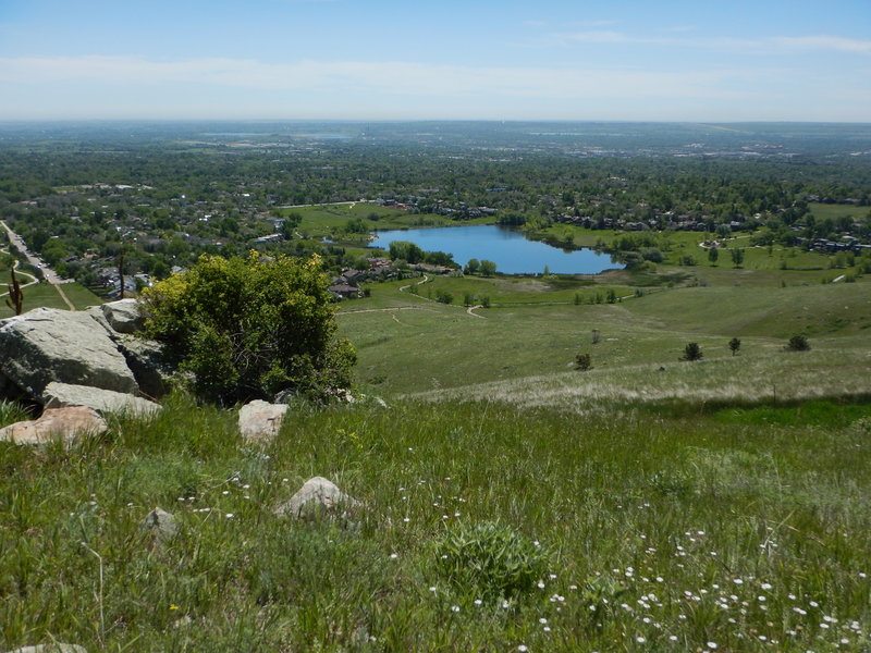 Wonderland Lake looks inviting after a hot hike