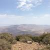 Looking at out at the desert from the PCT.