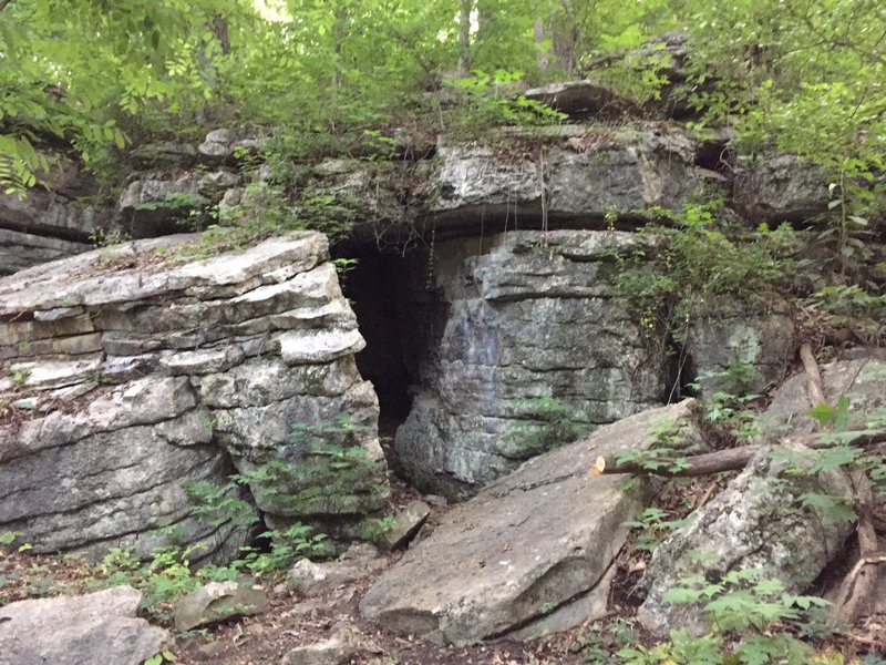 Cave off of the Rock Bluff trail