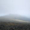 Descending from Mt. Washington summit, looking south towards Lakes of the Clouds Hut.