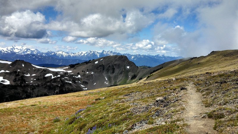 Looking west to Obstruction Point (photo by Brewbrooks)