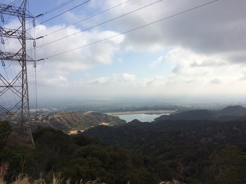 On Muholland overlook San Fernado Valley