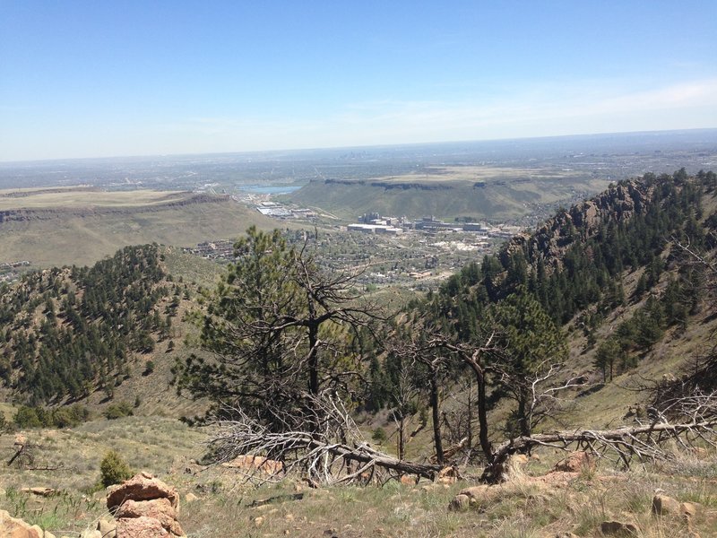 Looking toward Golden, CO