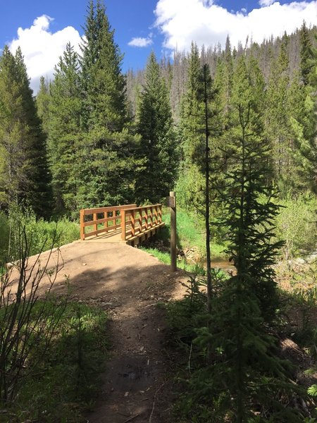 New bridge over South Fork Creek