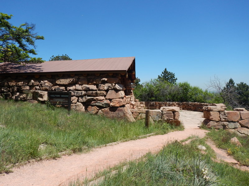 The Halfway House is a stone structure that can be rented out for events