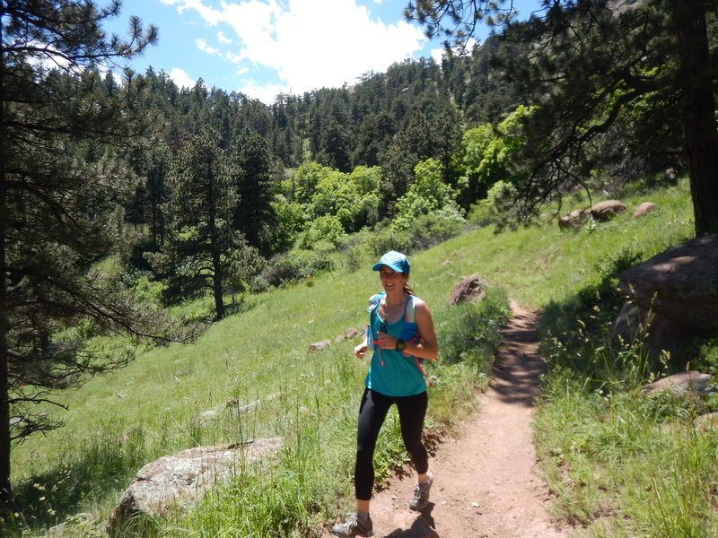 Running along the Panorama Trail