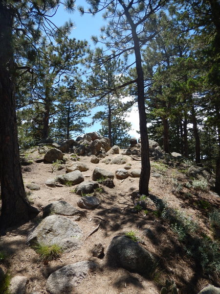 Rocky knob just west of parking area