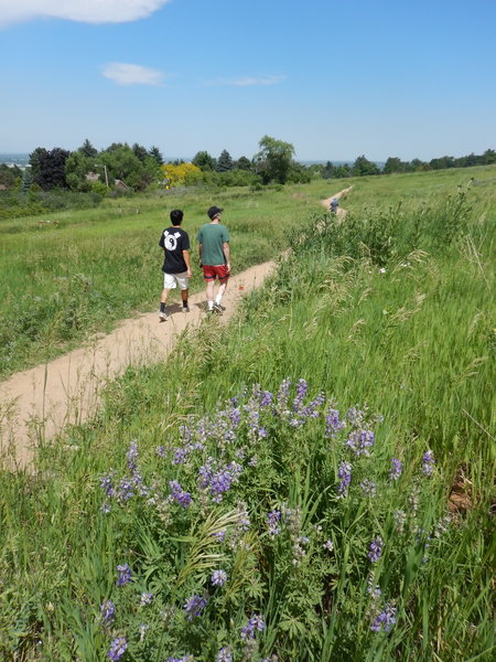 Enjoying the Baseline Trail at Chautauqua