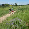 Enjoying the Baseline Trail at Chautauqua