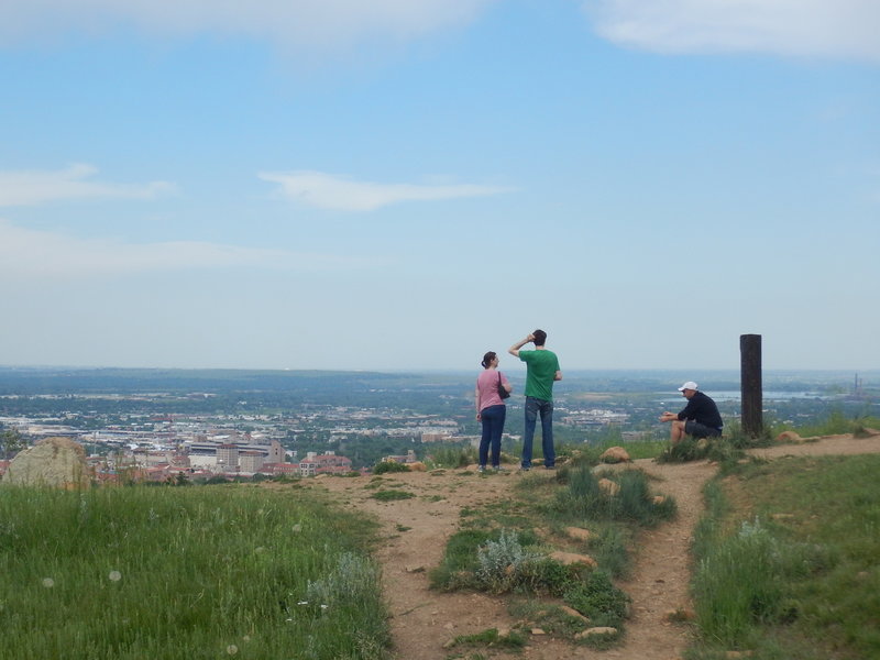 Junction of Chautauqua Trail and the Ski Jump Trail