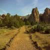 Begging of the trail and the Monument Range