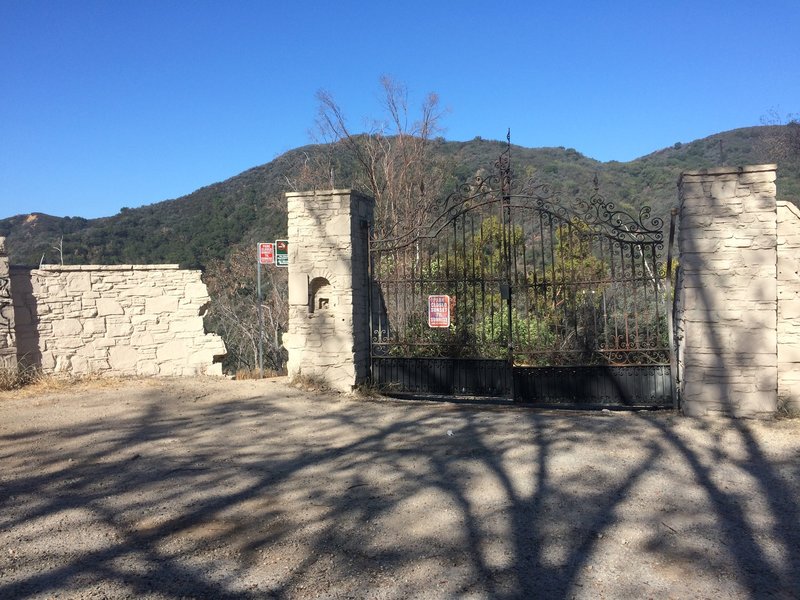 This is the what is used to be the main entrance of the Murphy Ranch.