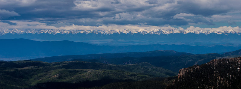 Sangre de Cristo's from Summit of Mt. Rosa