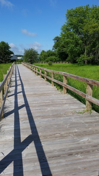 View from east end of the board walk