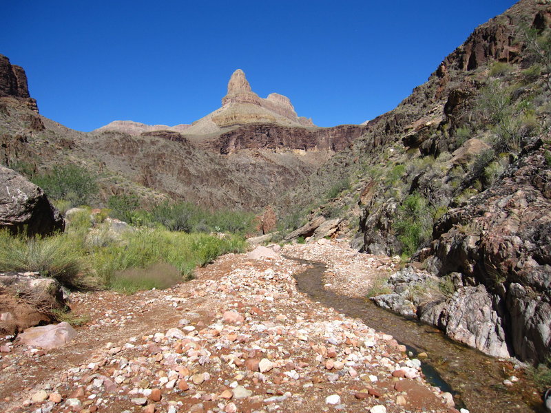 Views opening up from Hermit Creek