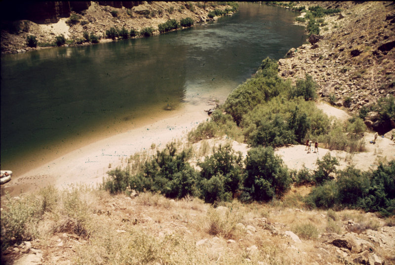 Picture from 1975 from the Royal Arch Route (Photo by NPS, Borden)