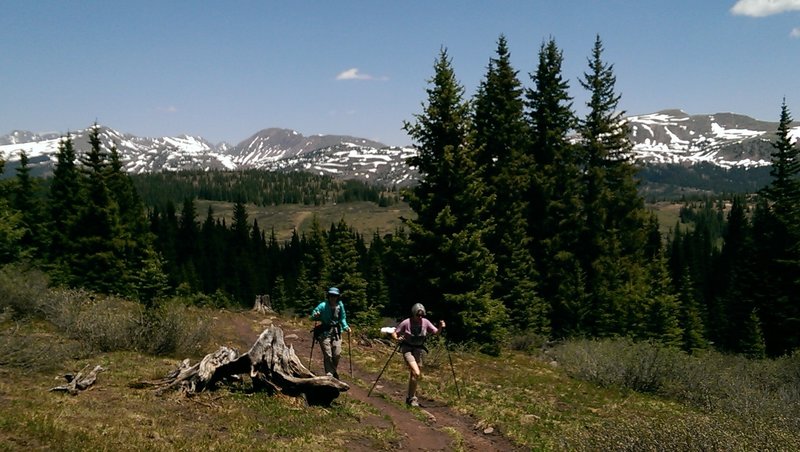 Inspiring views all along the length of Shrine Ridge Trail