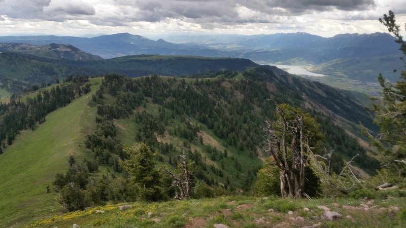 Looking to the south from James Peak