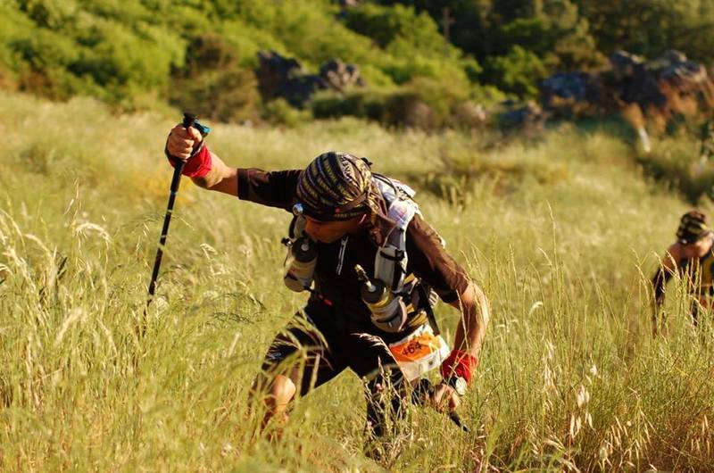 Competitor in the difficult climb to Marvão