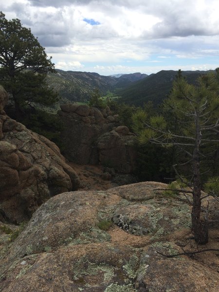 A view from the peak just southeast of Mount Margaret