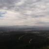 Looking North East from the top of Cowles Mountain. The trail that can be seen is the service road.