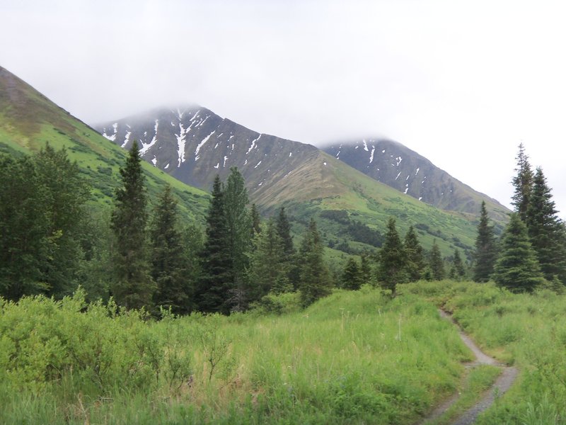 Shot of the Upper Valley heading towards the lake