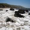 In the surf, Andrew Molera State Park