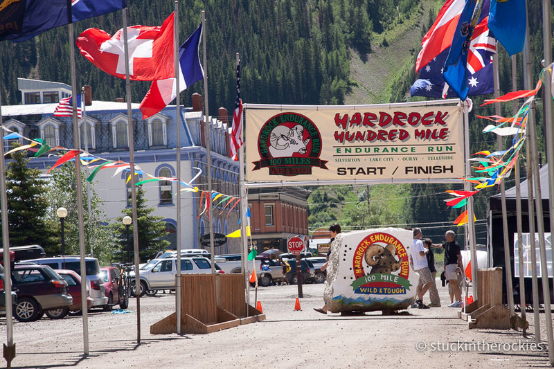 The Start/Finish in Silverton.