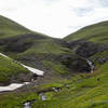 On the climb out of Cunningham, en route to Stony Pass. Next aid station is Maggie Gulch.