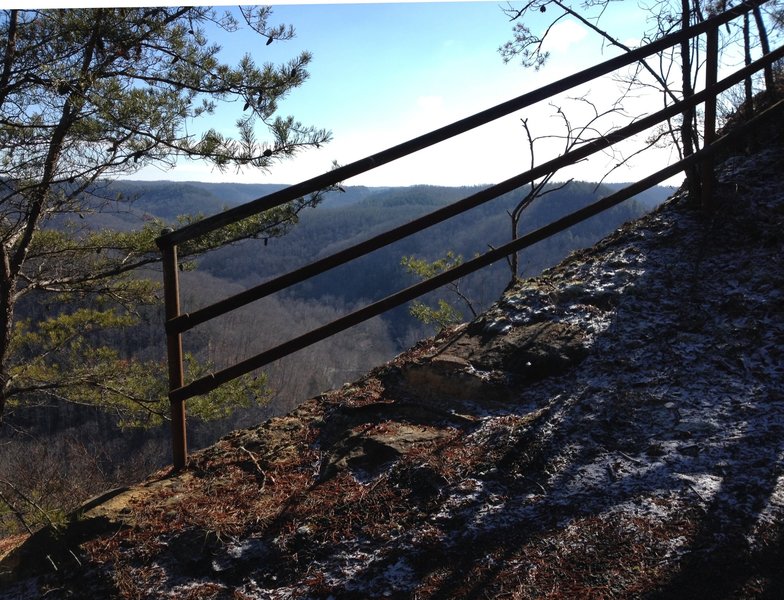 You could once drive a passenger car up this road!