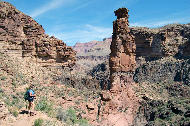 Along the Tonto Trail (photo by NPS Michael Quinn)