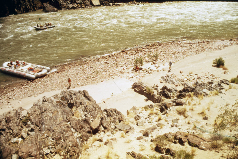 Historic picture of lower Boucher Rapids