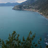 View of Corniglia and Punta Mesco