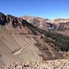 Looking back at the climb from Columbus Mine.