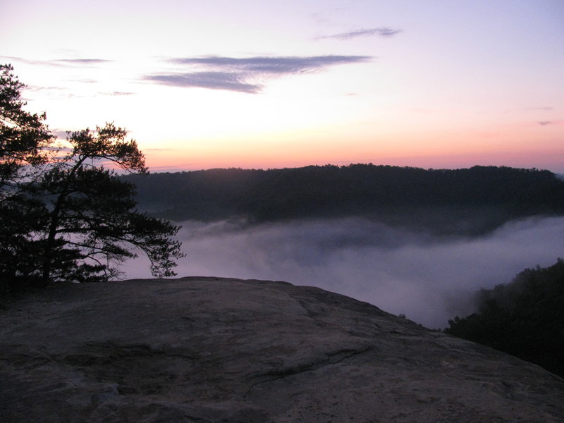 View from Lookout Point at Natural Bridge