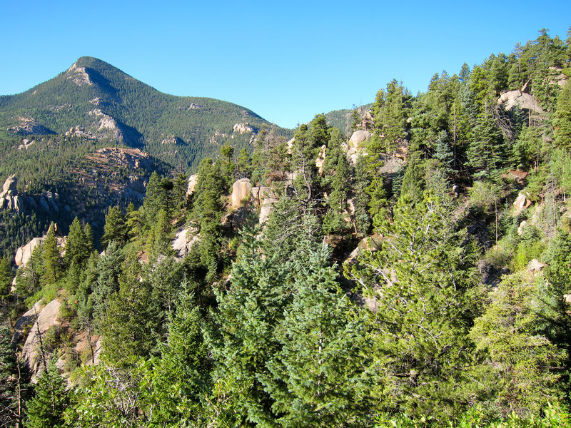 View from Pikes Peak Barr Trail