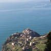 View of Corniglia near the intersection with Trail N 586