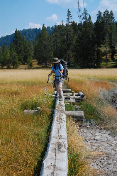 Bechler trail outlet yellowstone