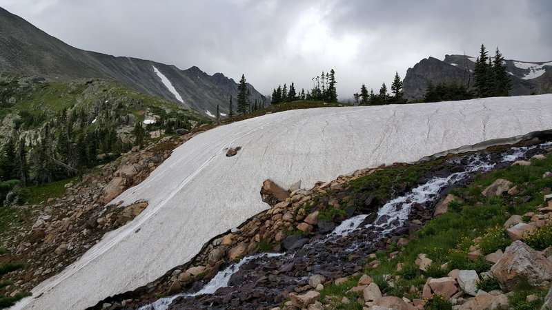 Part of the glacier just short of the lake